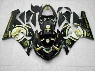 2005-2006 Black Kawasaki ZX6R Motorcylce Fairings Canada