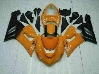 2005-2006 Orange Kawasaki ZX6R Bike Fairing Canada