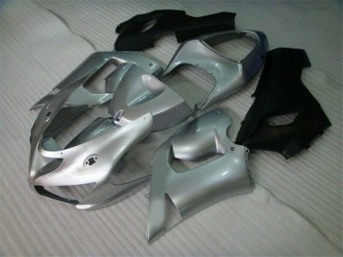 2005-2006 Silver Black Kawasaki ZX6R Motorcycle Fairing Kit Canada