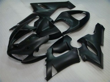 2005-2006 Matte Black Kawasaki ZX6R Bike Fairing Canada