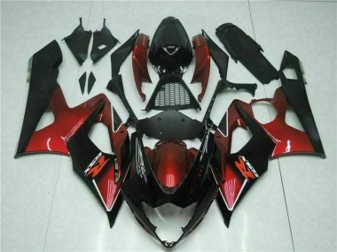 2005-2006 Red Black Suzuki GSXR 1000 Motorcycle Fairings & Bodywork Canada