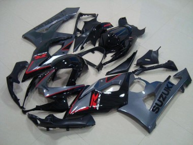 2005-2006 Black Red Decals Suzuki GSXR 1000 Moto Fairings Canada