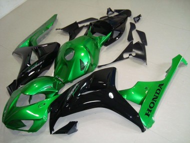 2006-2007 Black Green Honda CBR1000RR Motorcycle Fairing Kits Canada