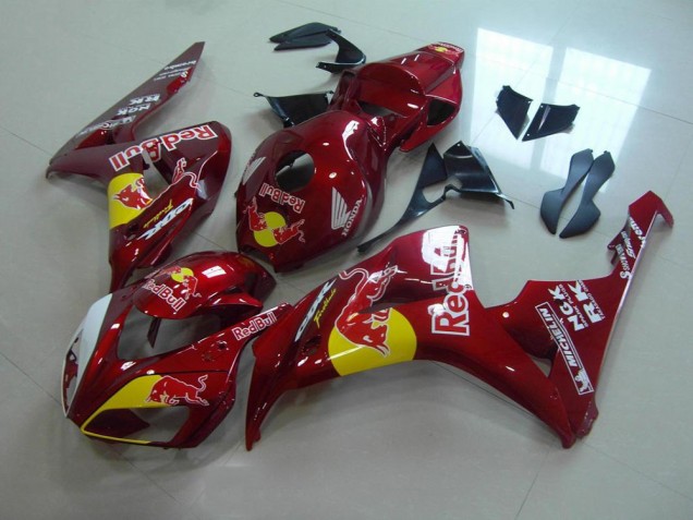 2006-2007 Candy Red Red Bull Honda CBR1000RR Motorcylce Fairings Canada