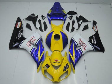 2006-2007 Yellow Nastro Honda CBR1000RR Motorcycle Fairings Kit Canada