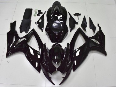 2006-2007 Glossy Black Suzuki GSXR 600/750 Bike Fairing Canada