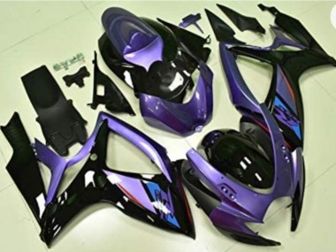 2006-2007 Purple Black Suzuki GSXR 600/750 Replacement Motorcycle Fairings Canada