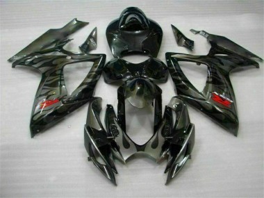 2006-2007 Black Suzuki GSXR 600/750 Bike Fairing Canada