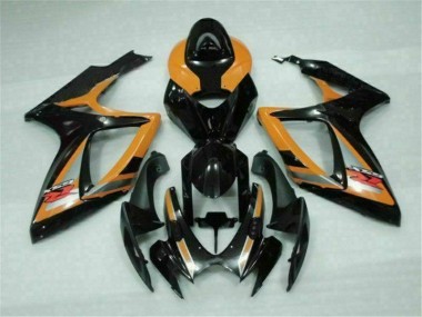 2006-2007 Black Orange Suzuki GSXR 600/750 Bike Fairings Canada