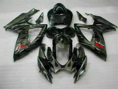 2006-2007 Black Suzuki GSXR 600/750 Motorbike Fairing Canada