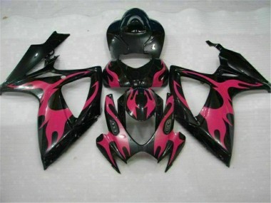 2006-2007 Black Suzuki GSXR 600/750 Bike Fairing Kit & Bodywork Canada