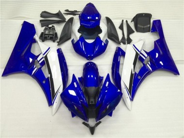 2006-2007 Blue White Yamaha YZF R6 Motorbike Fairing Canada