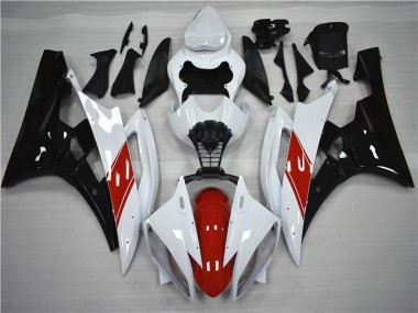 2006-2007 Red White Black Yamaha YZF R6 Moto Fairings Canada