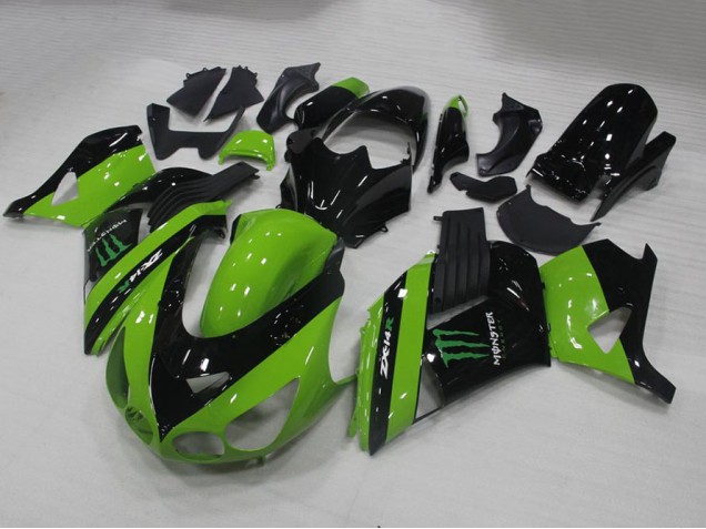 2006-2011 Green Monster Kawasaki ZX14R ZZR1400 Motorbike Fairing Canada