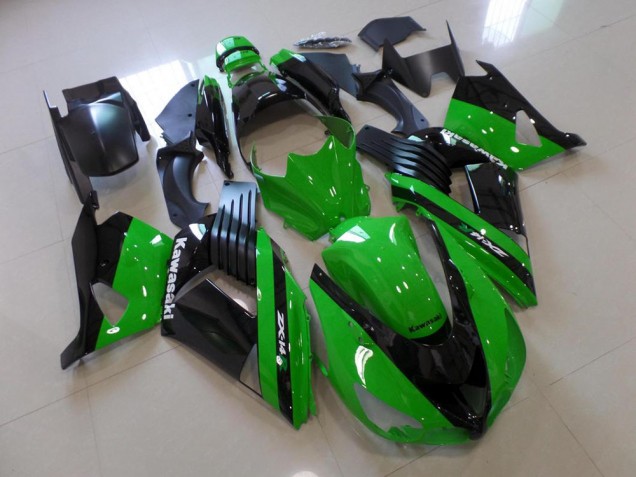 2006-2011 Green and Black Kawasaki ZX14R ZZR1400 Bike Fairing Kit Canada