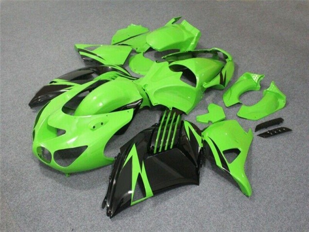 2006-2011 Green Black Kawasaki ZX14R ZZR1400 Bike Fairings Canada