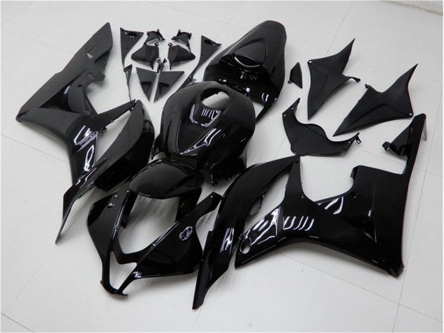 2007-2008 Glossy Black Honda CBR600RR Bike Fairings Canada