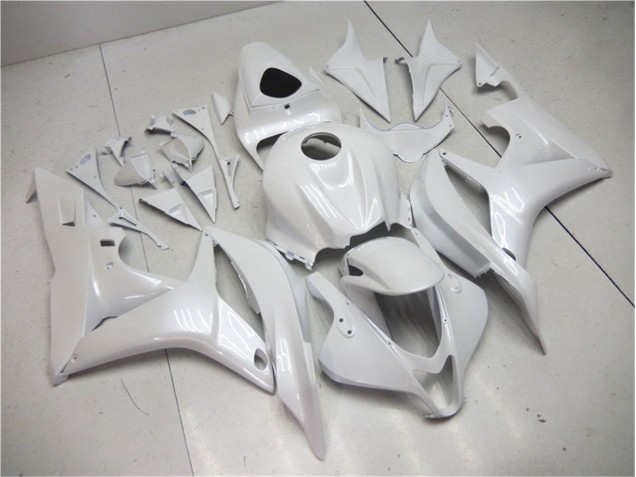 ABS 2007-2008 Pearl White Honda CBR600RR Motorbike Fairing Canada