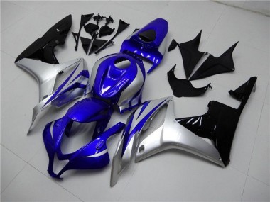 ABS 2007-2008 Blue Silver Black Honda CBR600RR Replacement Motorcycle Fairings Canada