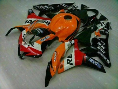 2007-2008 Orange Black Repsol Honda CBR600RR Motorcycle Replacement Fairings Canada