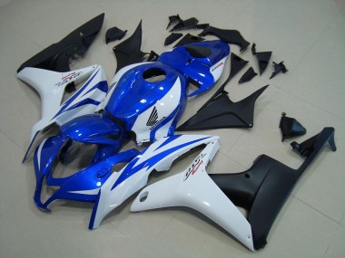 ABS 2007-2008 Blue White Matte Black Honda CBR600RR Motorcycle Replacement Fairings Canada