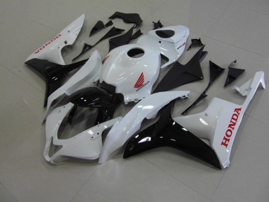 2007-2008 Pearl White Black Honda CBR600RR Bike Fairings Canada