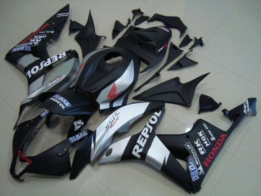 2007-2008 Matte Black Silver Repsol Honda CBR600RR Motor Bike Fairings Canada