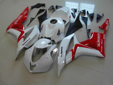 ABS 2007-2008 White Red Race Version Honda CBR600RR Motorbike Fairing Canada