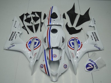 ABS 2007-2008 White Honda CBR600RR Motor Bike Fairings Canada