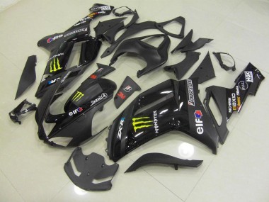 2007-2008 Black Monster Kawasaki ZX6R Motorcylce Fairings Canada