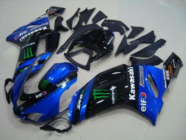 2007-2008 Blue Monster Kawasaki ZX6R Motorbike Fairings Canada