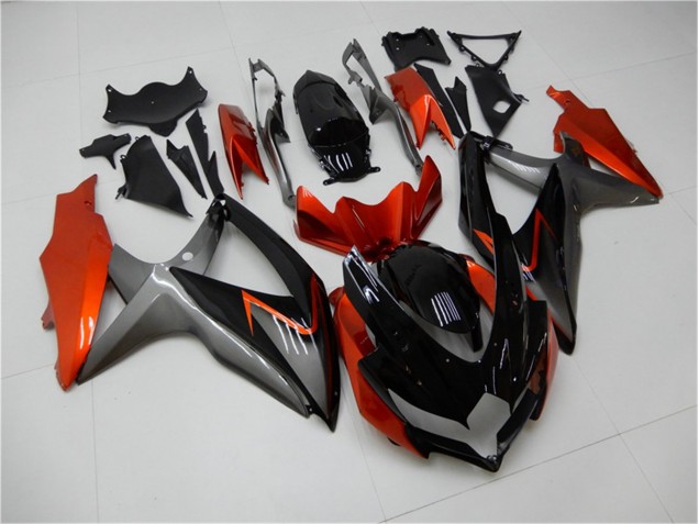 2008-2010 Black Orange Grey Suzuki GSXR 600/750 Motorbike Fairing Kits Canada