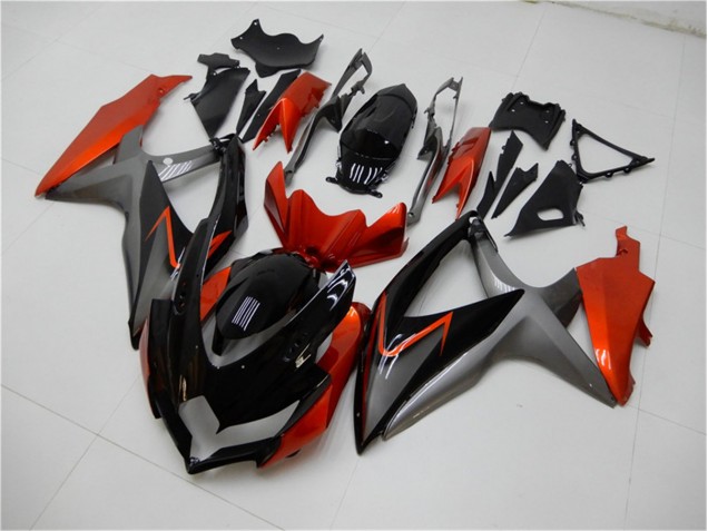 2008-2010 Black Orange Grey Suzuki GSXR 600/750 Motorbike Fairing Kits Canada