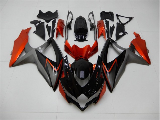 2008-2010 Black Orange Grey Suzuki GSXR 600/750 Motorbike Fairing Kits Canada