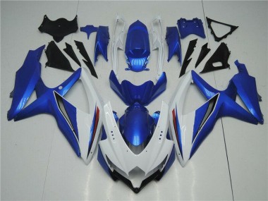 2008-2010 White Blue Suzuki GSXR 600/750 Replacement Fairings Canada