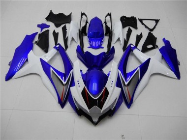 2008-2010 White Blue Suzuki GSXR 600/750 Motorbike Fairings Canada