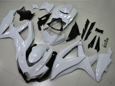 2008-2010 Glossy White Suzuki GSXR 600/750 Motorcycle Fairing Canada