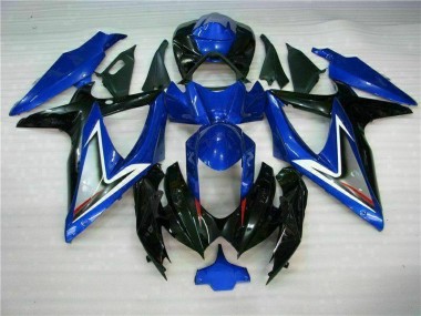 2008-2010 Blue Black Suzuki GSXR 600/750 Motorcycle Fairing Kit Canada