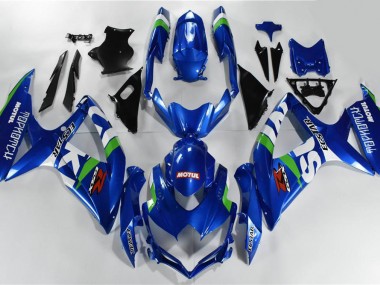 2008-2010 Blue White Green Suzuki GSXR 600/750 Motor Bike Fairings Canada