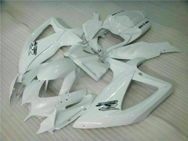 2008-2010 White Suzuki GSXR 600/750 Bike Fairing Kit Canada