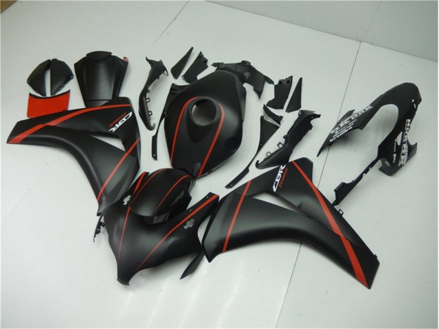 ABS 2008-2011 Matte Black Red Honda CBR1000RR Motorcycle Fairing Canada