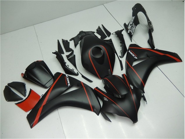 ABS 2008-2011 Matte Black Red Honda CBR1000RR Motorcycle Fairing Canada