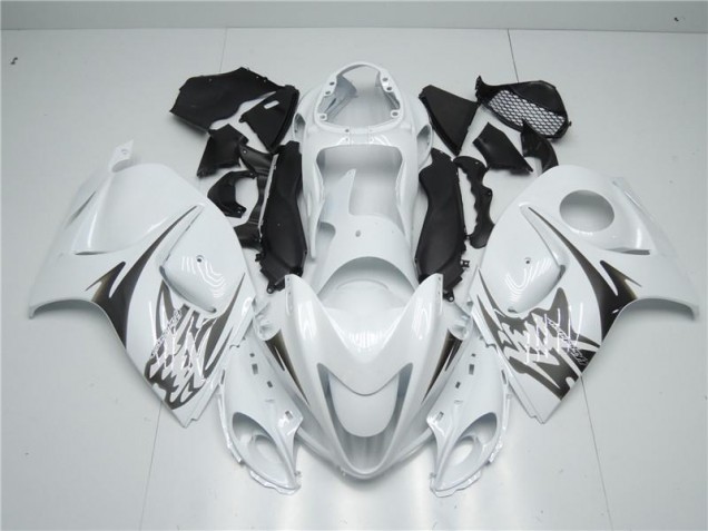 2008-2019 White Suzuki GSXR 1300 Hayabusa Replacement Motorcycle Fairings Canada