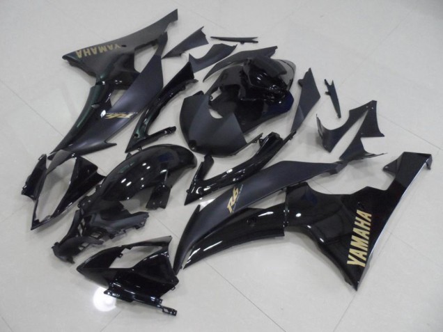 ABS 2008-2016 Black with Gold Sticker Yamaha YZF R6 Replacement Motorcycle Fairings Canada