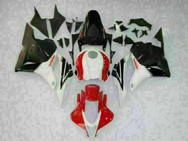 ABS 2009-2012 White Black Red Honda CBR600RR Motorcycle Fairings Kit Canada