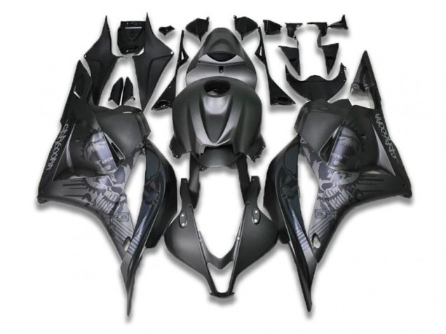 ABS 2009-2012 Grey Black Honda CBR600RR Motorcycle Fairings Kit Canada