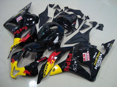 ABS 2009-2012 Black Red Bull Honda CBR600RR Replacement Fairings Canada