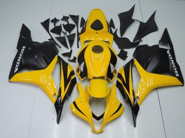 ABS 2009-2012 Yellow Black Honda CBR600RR Motorcycle Fairing Kits Canada