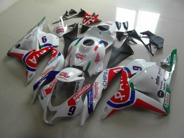 ABS 2009-2012 Red White Pata Honda CBR600RR Motorcycle Fairing Kit Canada