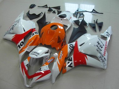 ABS 2009-2012 White New Repsol Honda CBR600RR Replacement Motorcycle Fairings Canada